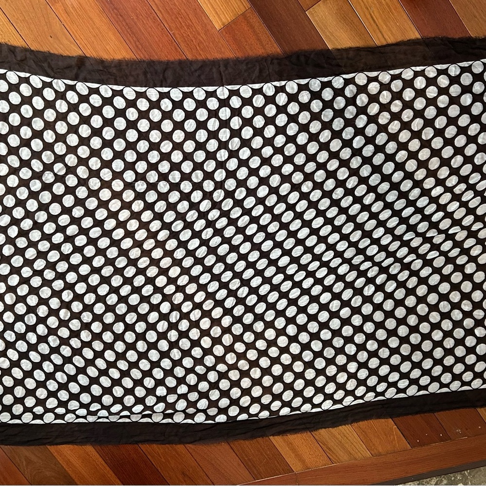 Blue Pacific Large Rectangular Black And White Po… - image 1